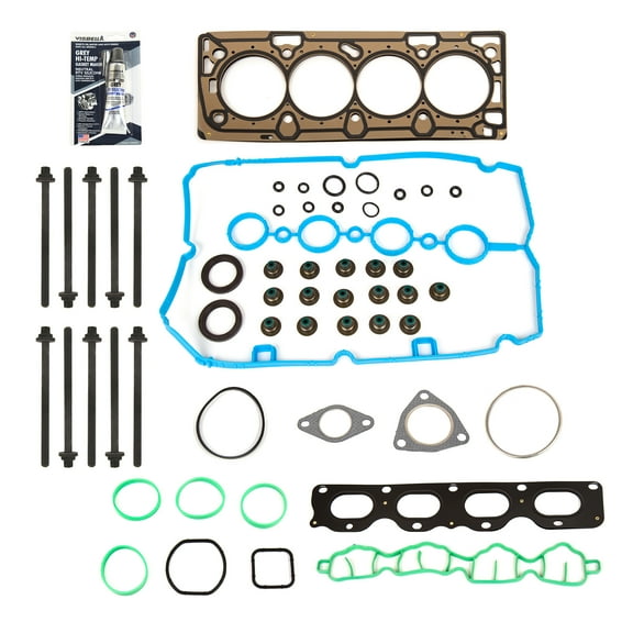 Evergreen HSHB8-10516 Head Gasket Set Head Bolts Fit 09-11 Chevrolet Aveo Pontiac G3 1.6 1.8 LXV LUW