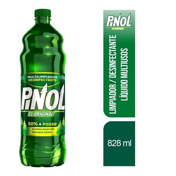 Pinol Limpiador / Desinfectante Líquido Multiusos 828ml Paquete de 3 Pza Pinol pinol