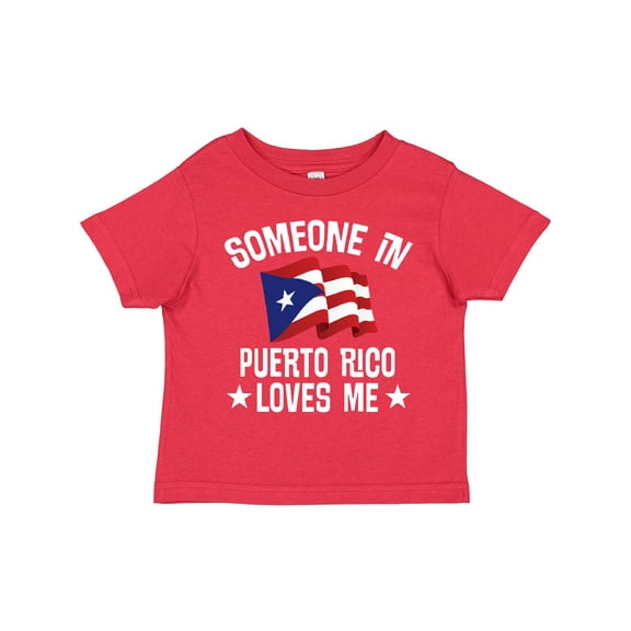 Inktastic Someone in Puerto Rico Loves Me Boys or Girls Toddler T-Shirt