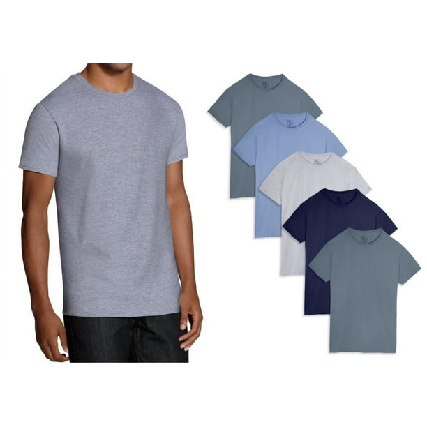 注目ショップ Fruit of the Loom Men's Crew Neck T-Shirt Pack of 4 服＆ファッション小物
