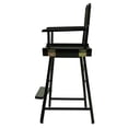 thumbnail image 4 of Silla de director Casual Home 24 con estructura negra y lona negra, 4 of 6