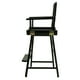 thumbnail image 4 of Silla de director Casual Home 24 con estructura negra y lona negra, 4 of 6