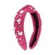 thumbnail image 1 of Accesorios para el cabello con diadema anudada de 1 pieza para mujeres en rosa claro, 1 of 5