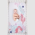 thumbnail image 3 of Disney The Little Mermaid Ariel - Coral, Aqua and White Photo Op Fitted Crib Sheet, Infant Girl, 3 of 4