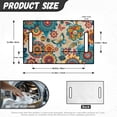 thumbnail image 7 of Whosucclay Floral Butterfly Mandala Golf Cart Seat Cover Blanket, with 4 Pockets Non-slip Anti-Scratch Seat Cushion Cover for Club Car Yamaha EZGO, 52.36" x 32.28", 7 of 7