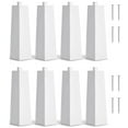 thumbnail image 1 of 8Pcs 8 Inch Home Aluminum Outside White Siding Corners Covers Trim with 8 Nails, 1 of 8