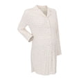 thumbnail image 5 of Ingrid & Isabel For Every Belly Women's Maternity Rib Button Down Sleepshirt, Sizes S-XXXL, 5 of 6