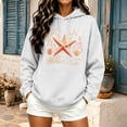 thumbnail image 2 of Arlun Ocean Creatures Graphic Hoodies for Womens Y2k Cute Animal Print Drawstring Hooded Sweatshirts for Girls Fashion Cozy Drop Shoulder Long Sleeve Pullovers White XL, 2 of 5