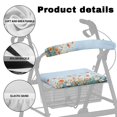 thumbnail image 5 of HELLHERO Fresh Flowers Autumn Rollator Walker Cover Back Rest Covers Soft Removable and Lightweight for Unisex, 5 of 7