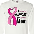 thumbnail image 4 of Inktastic Breast Cancer Awareness I Support My Mom with Pink Ribbon Long Sleeve T-Shirt, 4 of 5