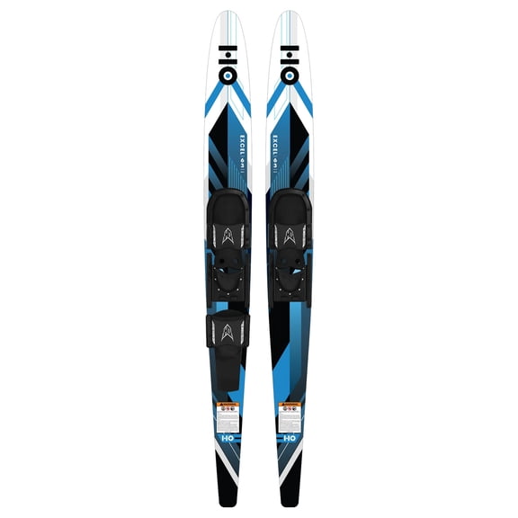 HO Sports Excel Combo Water Skis with Horseshoe Bindings