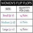 thumbnail image 5 of 50 Pairs of Bulk Wholesale Flip Flop Sandals for Women, Weddings, House Guests, Indoor and Backyard Outdoor – 50 Pairs of Flexible Flip Flop Sandals for Women in Teal Blue, 5 of 5