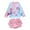 A90-Light Blue, variant on Hessimy Girls Two Piece Swimsuits Bikini Bathing Suit for Kids Hawaiian Swimwear Set（Pink,9-10 Years)