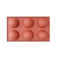thumbnail image 4 of 3 Packs 6-Cavity Semi Sphere Silicone Mold for Making Chocolate Bomb, 4 of 5
