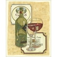 thumbnail image 2 of Vision Studio 26x32 Black Ornate Wood Framed with Double Matting Museum Art Print Titled - Small Wine Tasting I, 2 of 4
