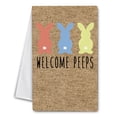 thumbnail image 3 of Naierhg Kitchen Towel Soft Water Absorption Microfiber Easter Rabbit Pattern Dish Cleaning Cloth Daily Use J, 3 of 8