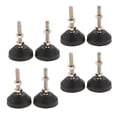thumbnail image 1 of Niveladores de muebles de material acero al carbono de 8 piezas, pies de nivelación ajustables, deslizadores para , silla, banco de trabajo M10X50mm, 1 of 5