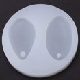 thumbnail image 1 of Molde de resina en forma de lágrima 2 en 1, molde de agujero de silicona ovalado, molde para hacer joyas con colgantes de resina para manualidades, 1 paquete ZefeiWu 8390605378546, 1 of 1