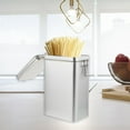 thumbnail image 6 of Tinplate Storage Tin Canister with Airtight Lids, Square Metal Canisters – Small Kitchen Storage Containers for Tea, Coffee, Candy, Sugar, Spices, 6 of 7