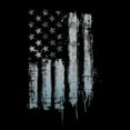 thumbnail image 2 of Boy's Lost Gods Rustic American Flag  Graphic Tee Black Large, 2 of 3