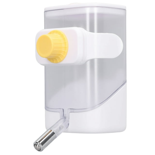 Pet Water Feeder Bottle,Stainless Steel Ball Cage Hanging Water Dispenser for Dogs, Cats, Hamsters, Rabbits