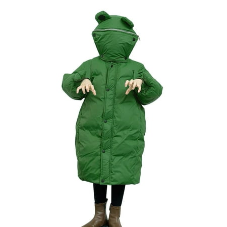 

TAIAOJING Matching Christmas Pajamas for Family Women Womens Autumn Winter Green Fun Thick Quilted Jacket Coat