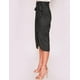 thumbnail image 3 of Falda cruzada satinada AMAD negro L AMAD FW22-F11, 3 of 5