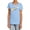 Light Blue, variant on Superman Distressed Outline Women's T Shirt, Pink, X-Large