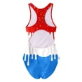 thumbnail image 3 of Lullu Girls One-Piece Swimsuit UPF50+ Ice-Cream Print Bathing Suit Swimwear, Sizes 7-16, 3 of 3