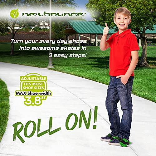 New Bounce Heelys – Adjustable Roller Shoes with Heel Wheels, One Size Fits Most, Fun Outdoor Skates, Safe Skate Shoes for Kids