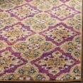 thumbnail image 4 of SAFAVIEH Madison Natasha Geometric Floral Area Rug, Fuchsia/Gold, 6'7" x 9'2", 4 of 6