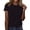 Black, variant on Womens Short Sleeve Tops Summer T Shirts Round Neck Causal Fashion Basic Tee Loose Fit Blouses Dark Blue M
