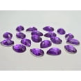 thumbnail image 6 of U8MO 200 Dark Purple Acrylic Flatback TearDrop Rhinestone Gems 10X14mm No Hole, 6 of 6