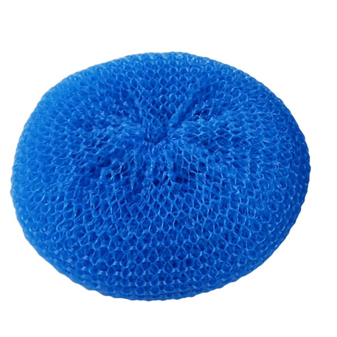 Unique Bargains 5pcs Dish Pot Pan Plastic Mesh Scouring Cleaning Scrubber Pad Blue
