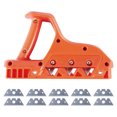 thumbnail image 1 of Mistaha ABS Woodworking Chamfer Plane Tool with 60° Angle Cutter and 10 Blades - Portable Multi-functional Edge Trimmer for Gypsum Board, Solid Wood, Cork Board., 1 of 6