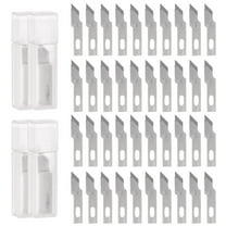 Uxcell Exacto Knife Blades #12 Hobby Knife Blades Precision Exacto Blades Hobby Knife Blade Refills 40 Pack