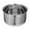 thumbnail image 5 of KAKOWELY Doublure de Cuiseur à Riz Casserole Intérieure de Cuiseur à Riz Universelle Casserole Intérieure de Cuiseur à Riz en Acier Inoxydable de Rechange Casserole Intérieure de Cuiseur Électrique pour Bouillir et Cuire du Gruau (4L),9.25X"X9.25"X5.12 Pouces, 5 of 5