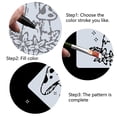 thumbnail image 7 of 1Sheet 30x30CM Mushroom Pattern Templates Drawing Painting Stencils Large Reusable Plastic Square Stencils Sign for Painting on Wood Wall Scrapbook Card Floor Tile Drawing DIY Home Decor Crafts, 7 of 7