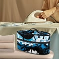 thumbnail image 2 of HELLHERO Travel Irons Organizer Coconut Tree Floral Pattern Travel Case and Hair Styling Tool, Case Only, 2 of 6