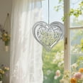 thumbnail image 5 of Heart Wind Spinner, Stainless Steel Wind Chime for Garden, Outdoor Patio Decor, Reflective Heart Shaped Hanging Spinner - Valentine's Day Gift, 5 of 7