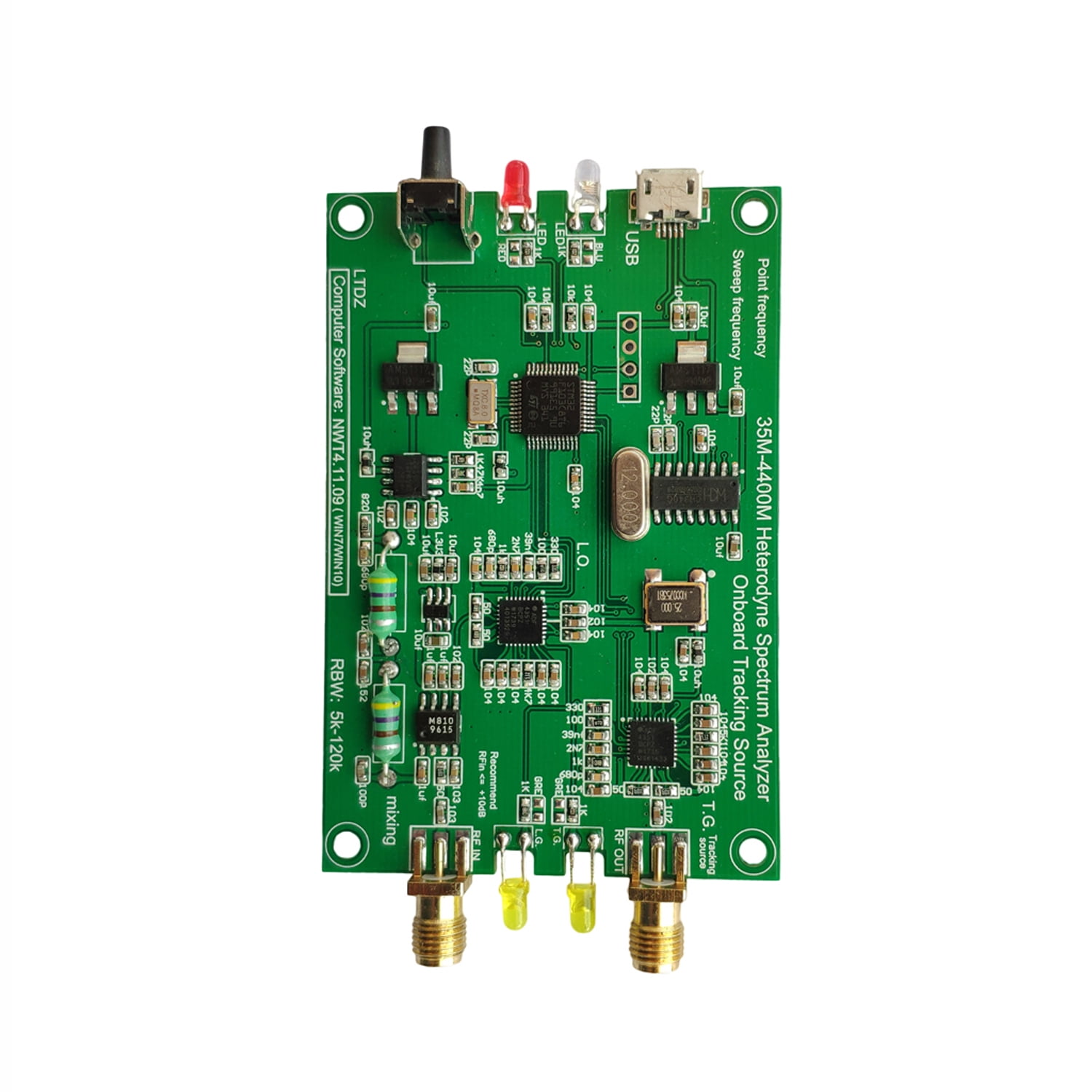 Spectrum Analyzer USB LTDZ 35-4400M Signal Source Tracking Source Module BI1383