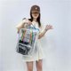 thumbnail image 3 of Bolsa Mochila transparente Estudiante Niñas Transparente Hit Color School Book Bag (Blanco) Tmvgtek Para estrenar, 3 of 9