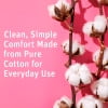 thumbnail image 6 of Simply Soft Exfoliating Dual Texture Cotton Rounds, 80 Per Pack, 6 Total Packs, 6 of 9
