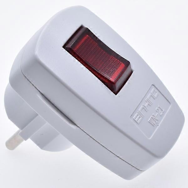 European standard 16A socket with red switch, European two 2-pin 4.8-pin two-pole plug 440V or more