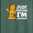 thumbnail image 3 of Garfield - Pretend Im Listening - Women's Lightweight French Terry Long Sleeve Shirt, 3 of 5