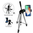 Acuvar 50" Inch Aluminum Camera Tripod and Universal Smartphone Mount