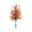 A, variant on geerera Artificial Wildflower Garden Stake, Faux Fall Floral Pick with Ground Spike, Outdoor Autumn Yard Decor for Planter, Flower Bed & Patio, 22.2"