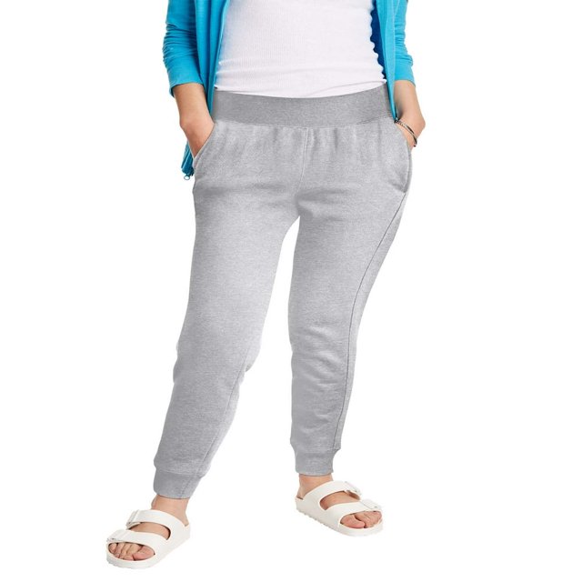 JUNWELL Women‘s EcoSmart Cotton-Blend Fleece Jogger Sweatpants