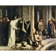 thumbnail image 3 of Carl Bloch 24x20 Black Modern Framed Museum Art Print Titled - Christ Healing at the Pool of Bethesda, 3 of 5