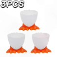 thumbnail image 1 of Silicone Egg Cup Set - Creative Kitchen Tool for Boiled Eggs with Holder and Separator, 1 of 5